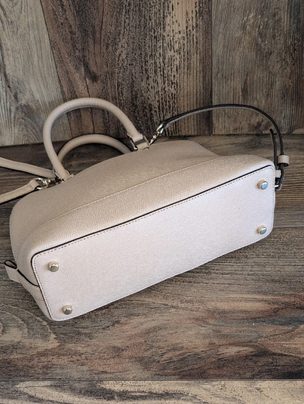 Coach Mini Sierra F57555 Crossgrain Leather Satchel Crossbody